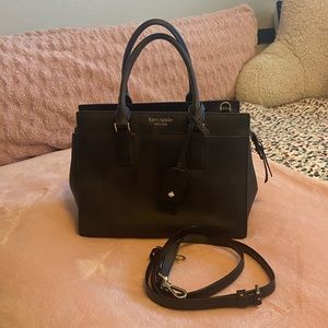 Black Kate Spade Cameron Satchel (Staci Medium Satchel Purse)